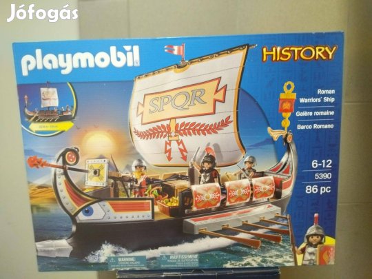 Playmobil History 5390 Római hadihajó új, bontatlan