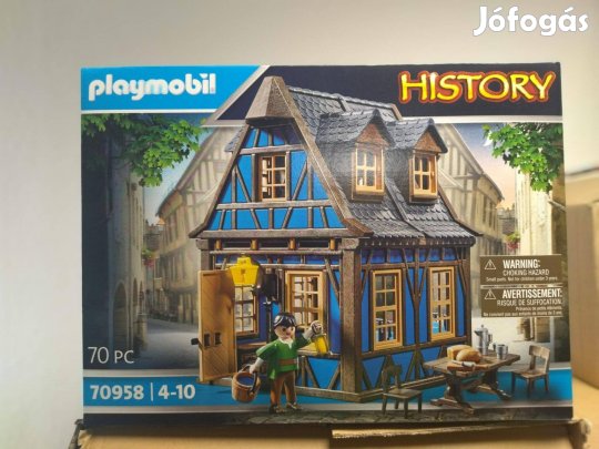 Playmobil History 70958 Középkori lakóház 2. új, bontatlan