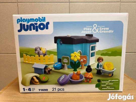 Playmobil Junior 710690 Állathotel takarmányadagolóval új, bontatlan