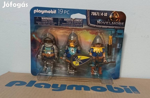 Playmobil Novelmore 70671 Harcos Figura Szett (3 darabos) Új Bontatlan