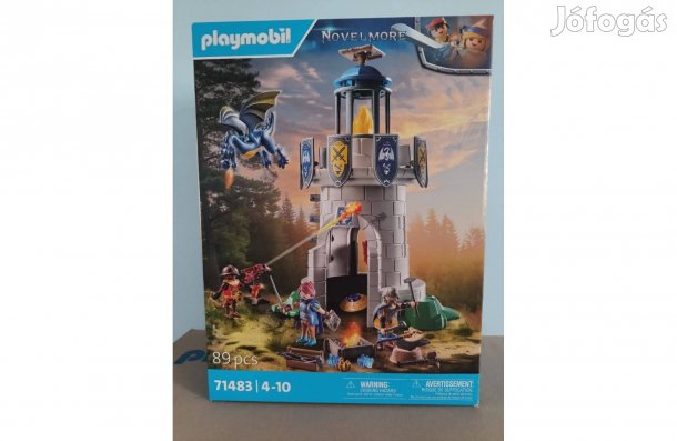 Playmobil Novelmore 71483 Torony Kovácsműhellyel és Sárkánnyal Új