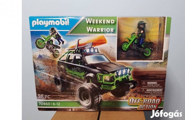 Playmobil Off Road Action 70460 Terepjáróautó Motorral Új Bontatlan