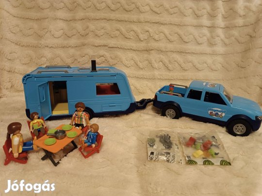 Playmobil Pick-up lakóautó figurakkal