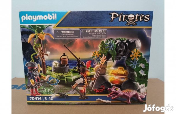Playmobil Pirates 70414 Kalózok Rejtett Kincse Új Bontatlan