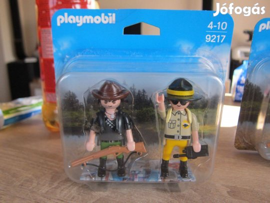 Playmobil Ranger És Az Orvvadász és Kiegészítő - bontatlan új állapot!