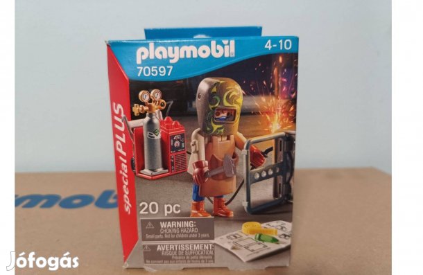 Playmobil Special Plus 70597 Hegesztő Figura Új Bontatlan
