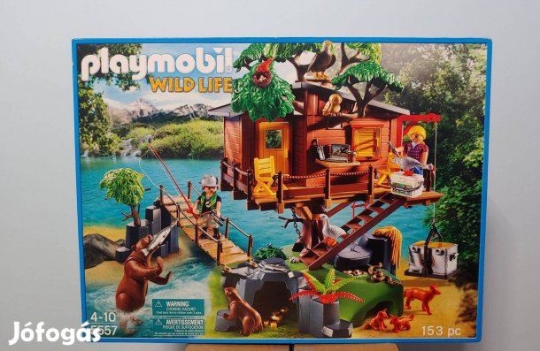 Playmobil Wild Life 5557 Kalandorok Faháza Új Bontatlan