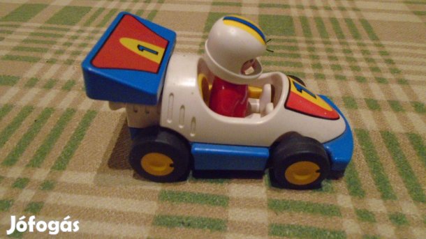 Playmobil - Versenyautó és pilota - kicsiknek való szett - újszerű