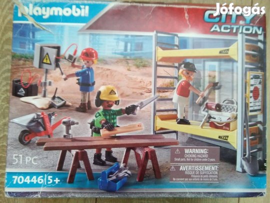 Playmobil építési állvány munkásokkal 70446