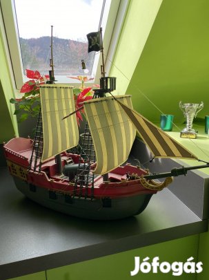 Playmobil óriás Kalózhajó ritkaság, 70x20x50 cm
