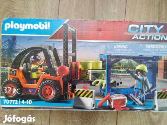 Playmobil targonca szállítmánnyal 70772