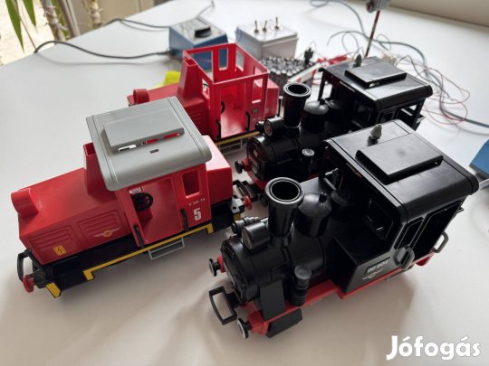 Playmobil vasút és LGB sínek