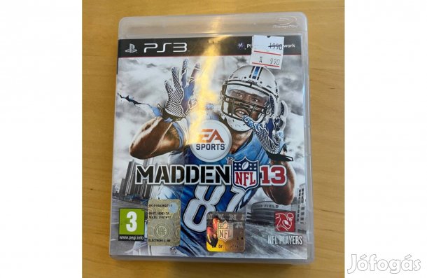 Playstation 3 Madden NFL 13 Játék Használt
