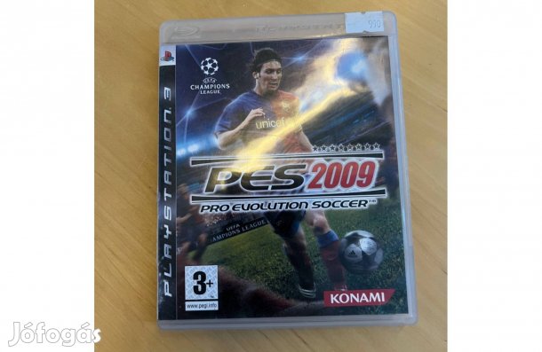 Playstation 3 Pro Evolution Soccer 2009 Játék Használt