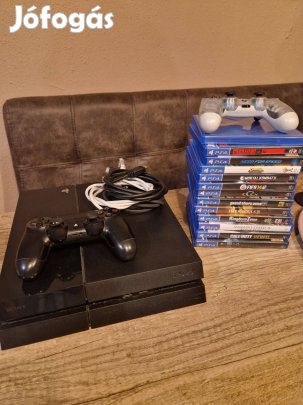 Playstation 4, 2 Controller, 13 játék
