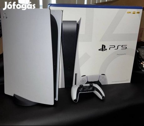 Playstation 5 Lemezmeghajtós Ps5 Minden gyári tartozékkal