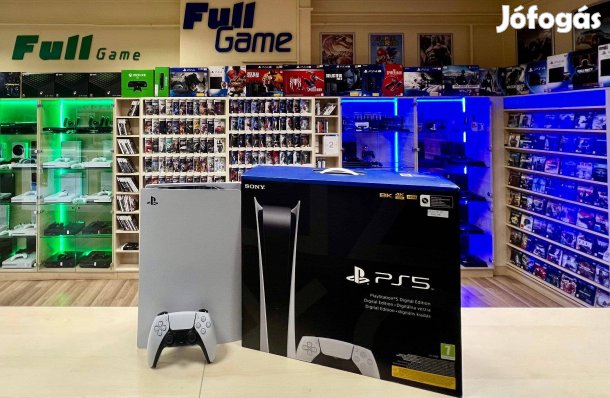 Playstation 5 PS5 Digital Edition garanciával videojátékboltból