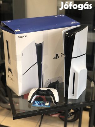 Playstation 5 Slim, Lemezes, 1TB, Újszerű, 2 kontroller, Gari