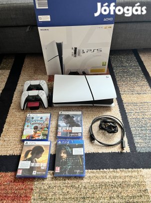 Playstation 5 (Slim) - 1TB + 2× Dualsense Wireless Controller