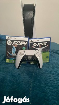 Playstation 5 lemezes + FC24 és FC25