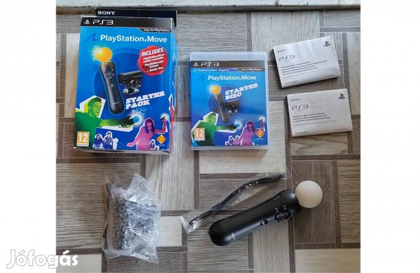Playstation Move dobozos szett (Move + Kamera + játékszoftver)
