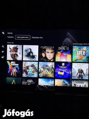 Playstation account 314 játékkal
