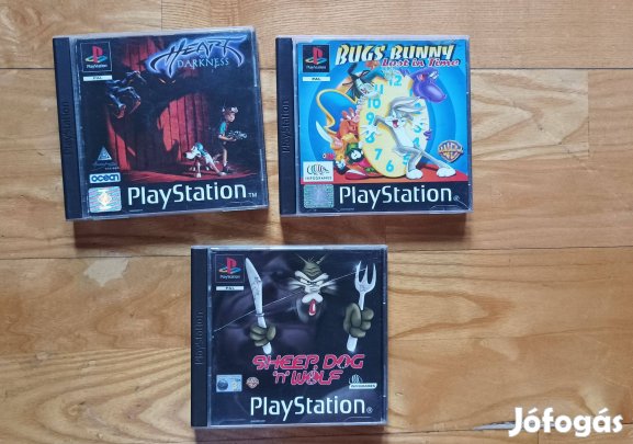 Playstation játékok gyüjteményből