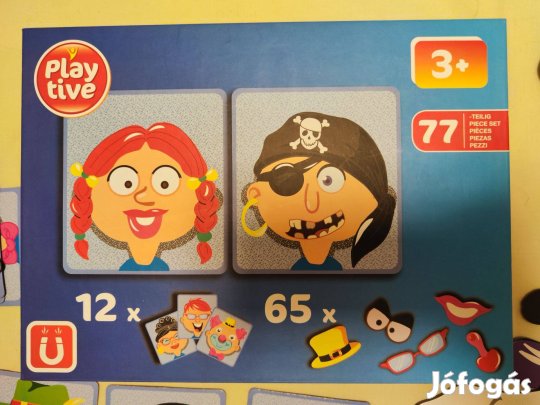 Playtive mágneses oktató játék szett, 77 darabos