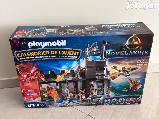 Playymobil kalendárium, játék, bontatlan