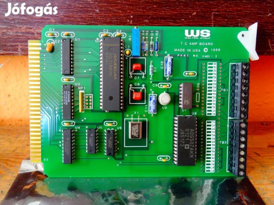 Plc modul TC card 8 channel kártya Walton Stout inc. ( 6299 )