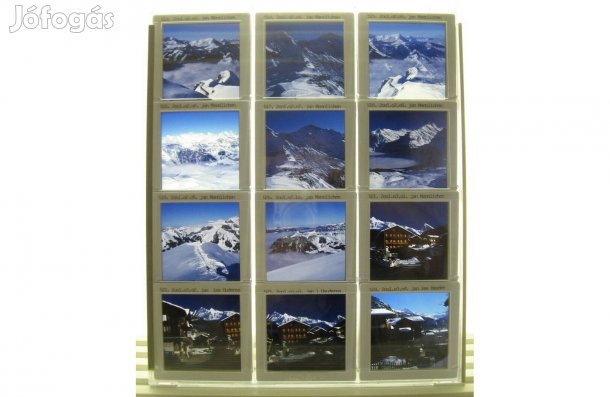 Plexi diatároló 12 db 7x7-es diakeret részére, gyári uj