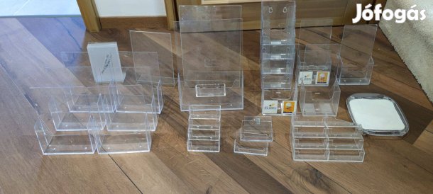 Plexi szórólap tartók és displayek - komplett csomag féláron!