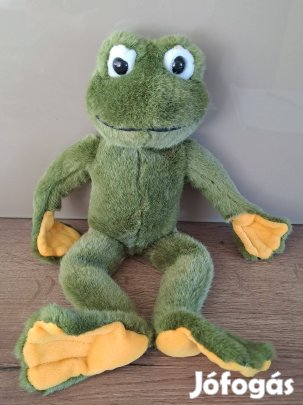 Plüss béka figura, játék