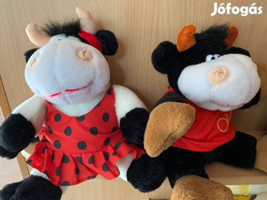 Plüss bika pár és Árzabáló plüss