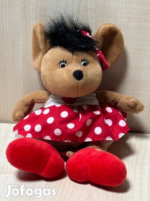 Plüss egér figura, játék