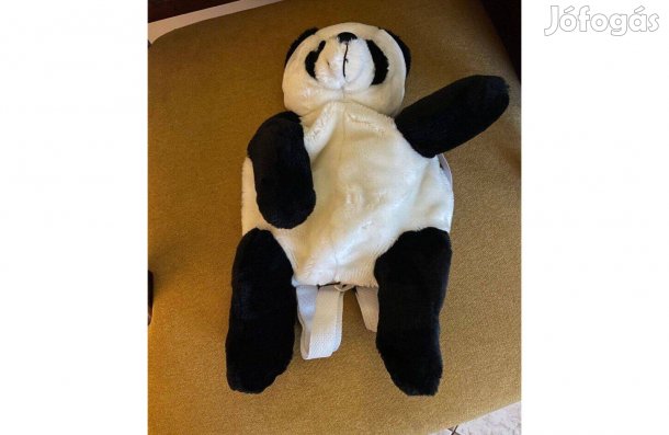 Plüss hátizsák panda és plüss állatfigurák