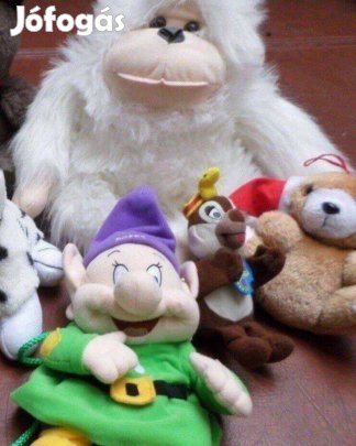 Plüss játék állat figura Újszerű 14 db egyben