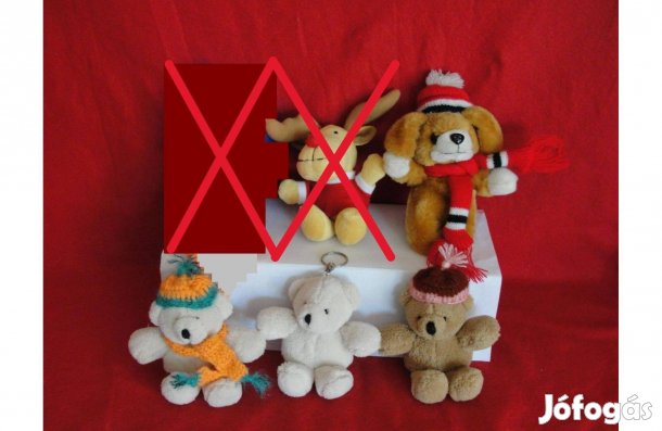 Plüss játék figura kutya maci_ darabár