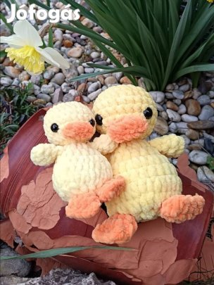 Plüss kacsa amigurumi 