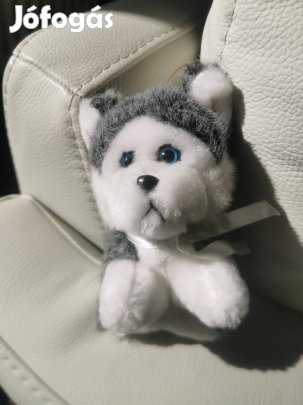 Plüss kutya, Husky, új, címkés