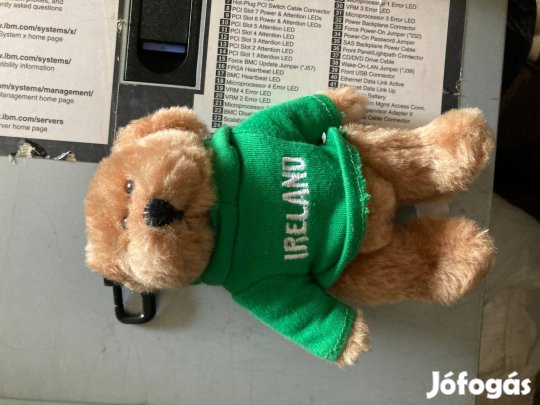 Plüss maci játék / kulcstartó 12cm