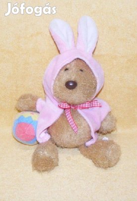 Plüss maci nyuszi jelmezben húsvét