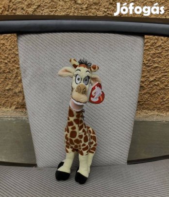 Plüss mesefigura Melman zsiráf