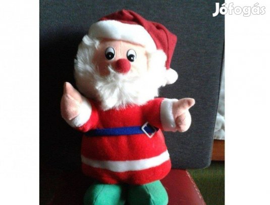 Plüss mikulás figura