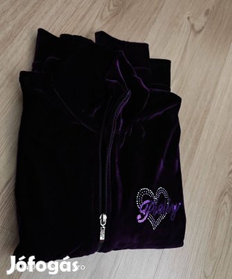 Plüss nagyon különleges színű női sportos kardigán