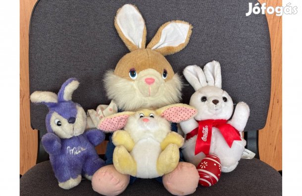 Plüss nyuszi csomag , húsvéti ajándék v. dekoráció