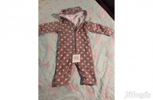 Plüss overál eladó, 56-os méretű, szürke színű