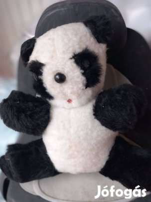 Plüss panda mackó figura 25-30cm új állapot