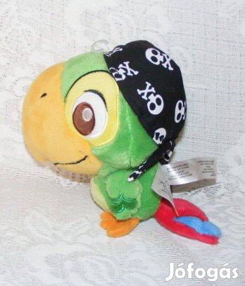 Plüss papagáj Jake és Sohaország mese Disney