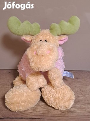 Plüss rénszarvas figura, játék